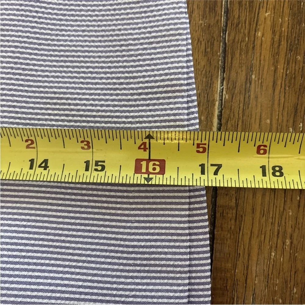 Lady Hagen Lavender Stripe Seersucker Golf Skort Size 10 - Picture 5 of 12